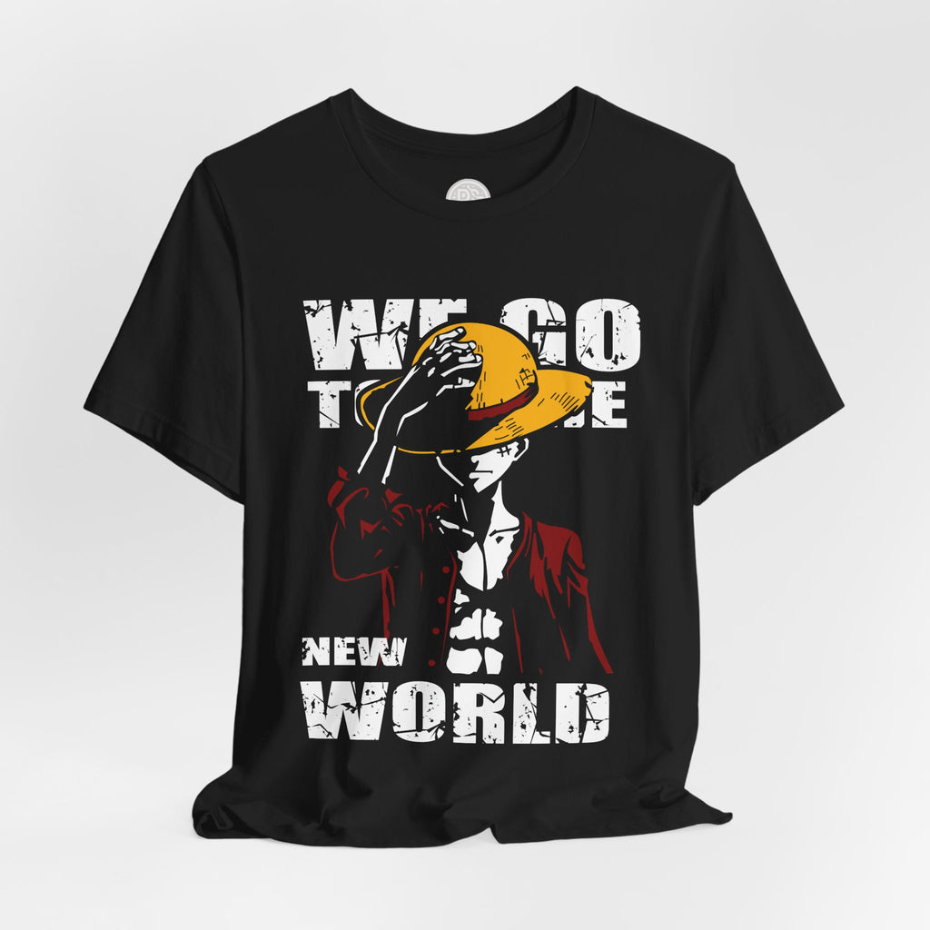 One piece "We Go To The New World" Graphic T-Shirt