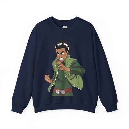 Anime Naruto Unisex Sweatshirt with Gai-sensei and Gaara vs. Rock Lee