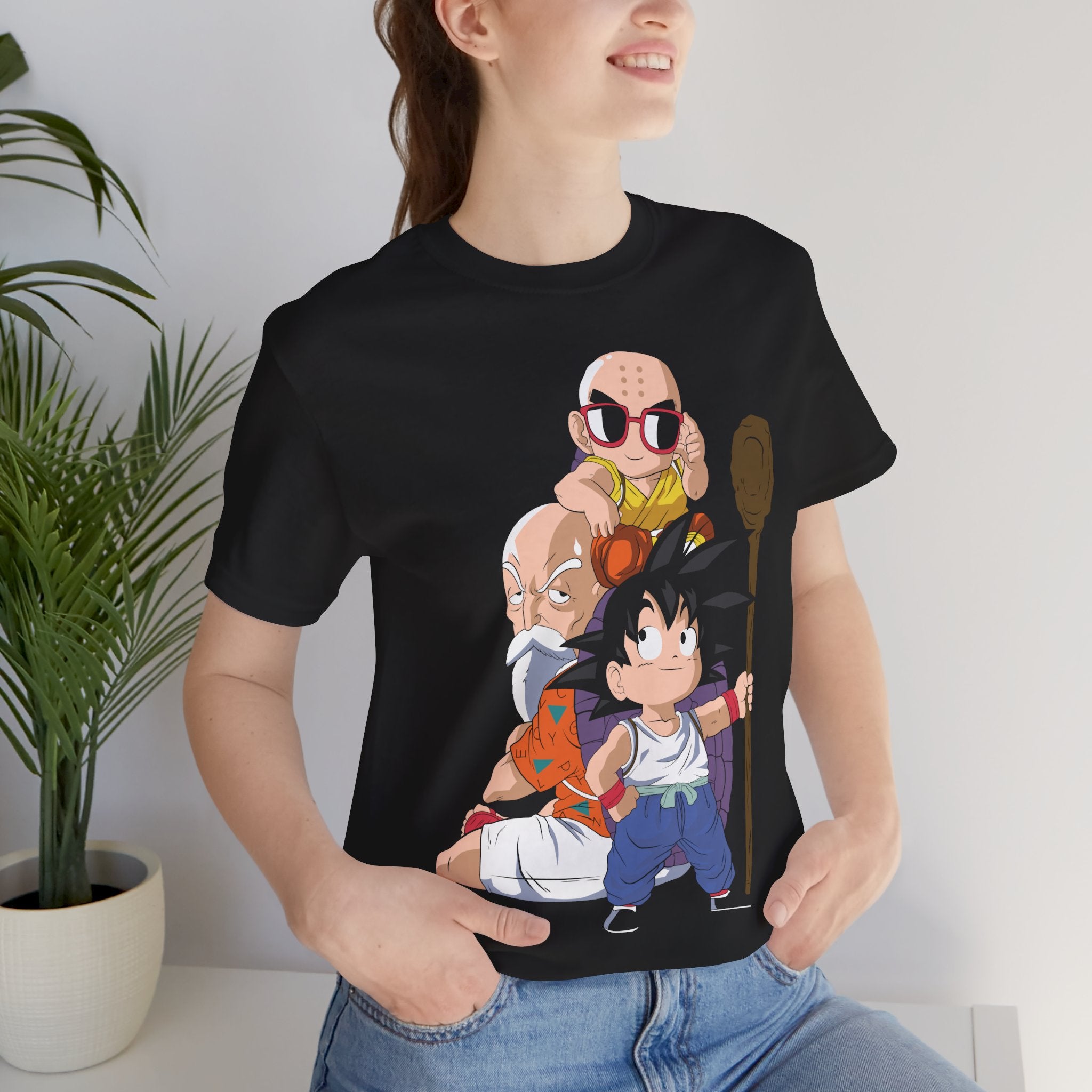 Dragon Ball Cute Goku, Krillin & Master Roshi Tee