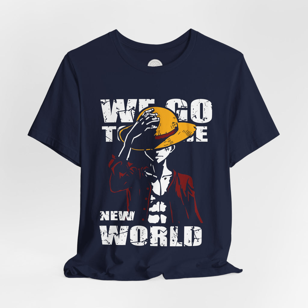 One piece "We Go To The New World" Graphic T-Shirt
