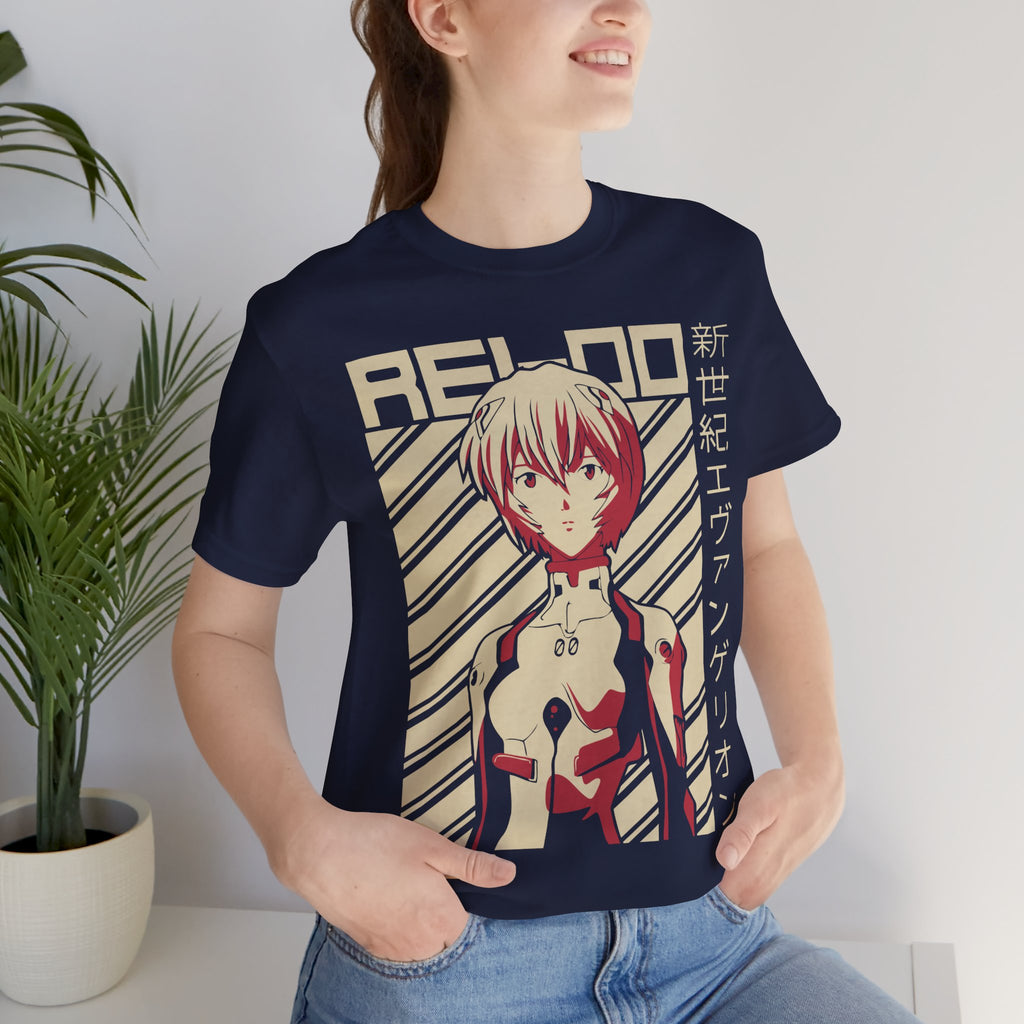 Rei Ayanami Retro Anime Tee: Neon Evangelion Graphic T‑Shirt