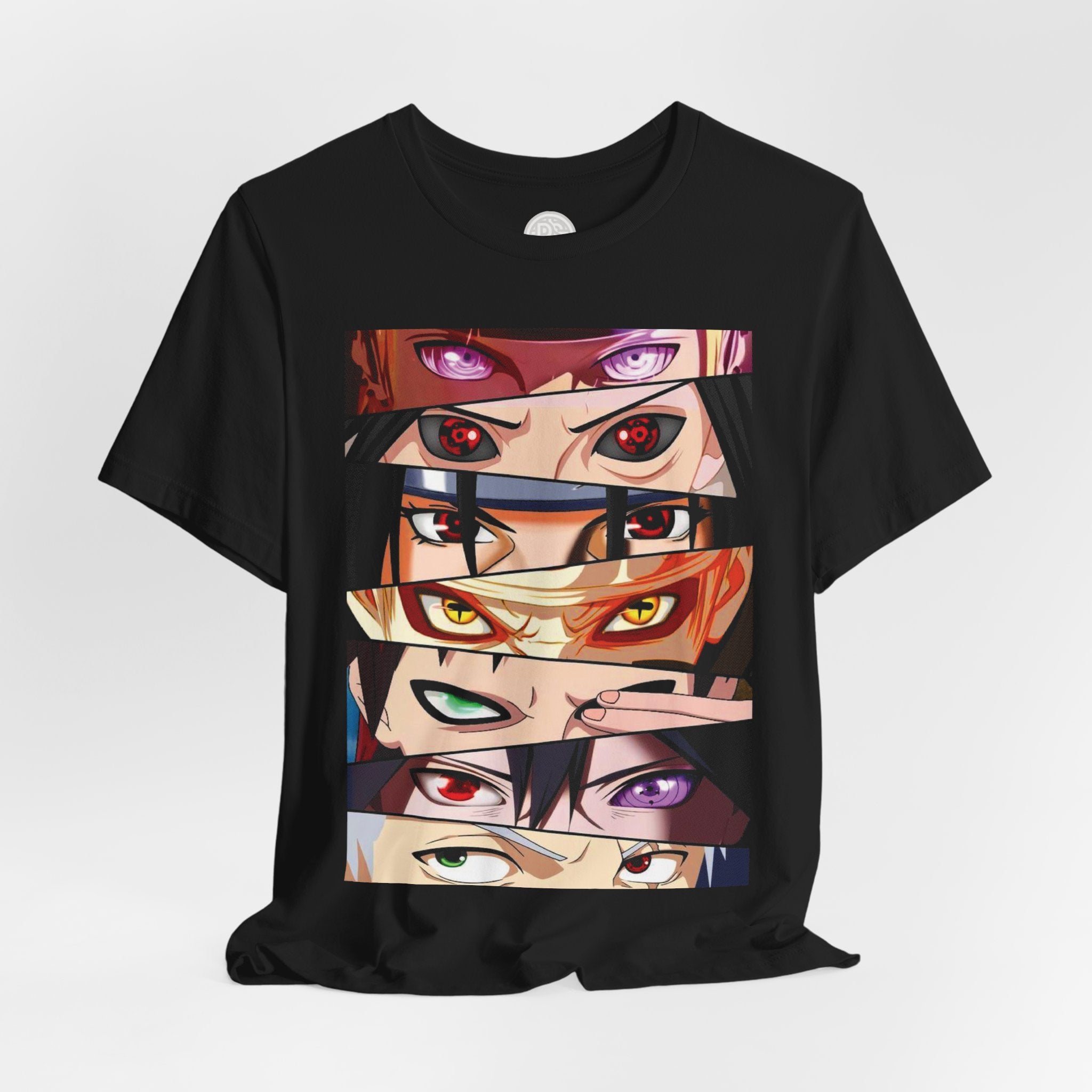 Naruto anime eyes collage T-shirt