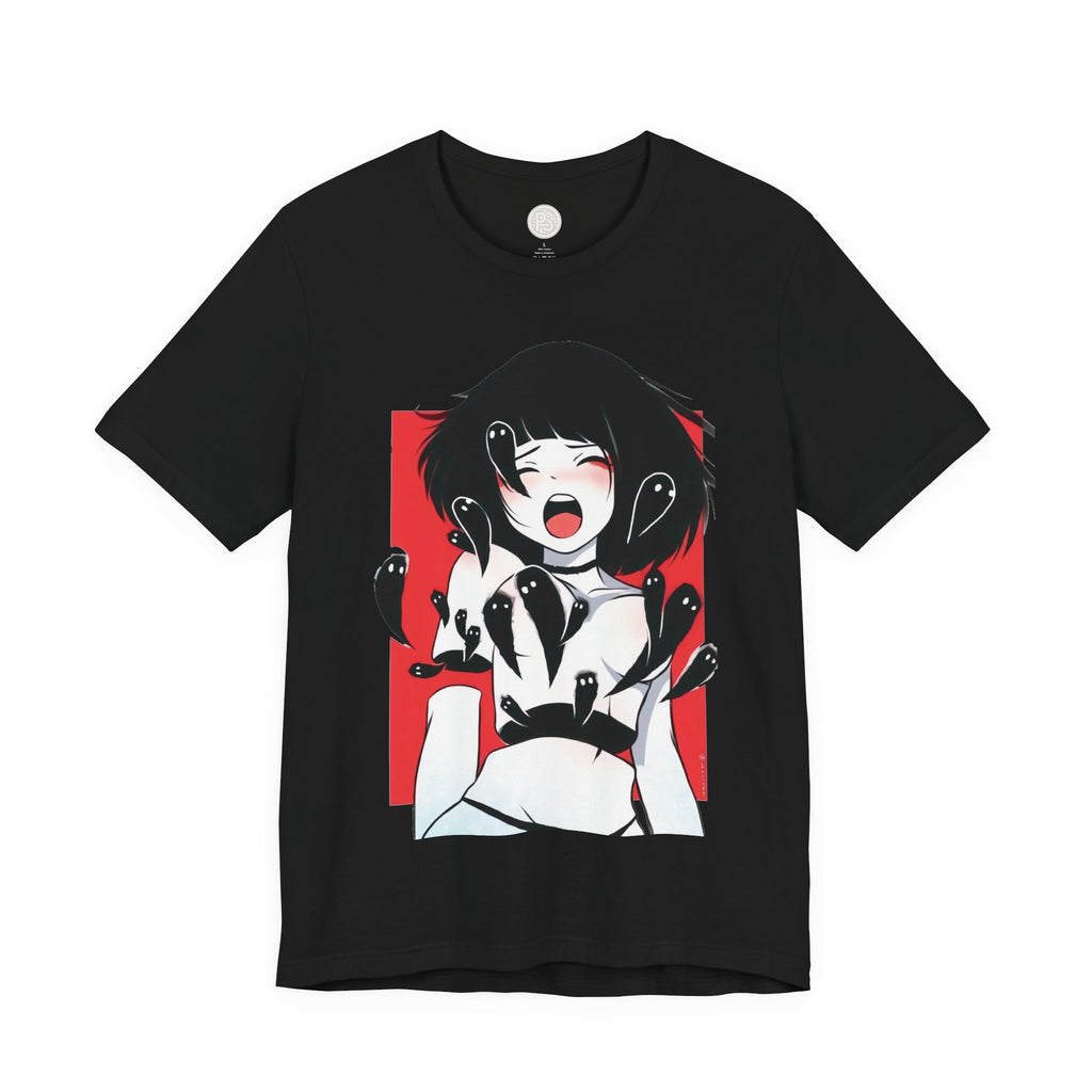 Anime Girl Scream Graphic Tee