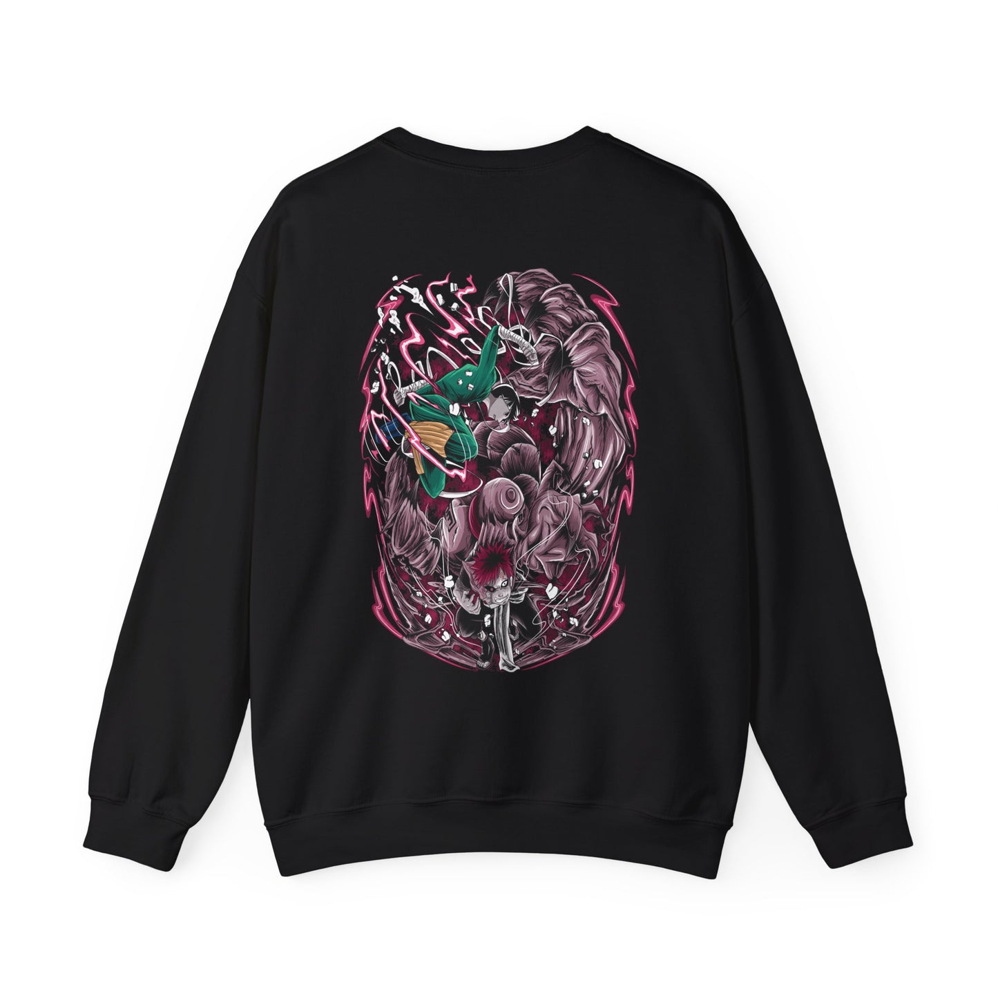 Anime Naruto Unisex Sweatshirt with Gai-sensei and Gaara vs. Rock Lee