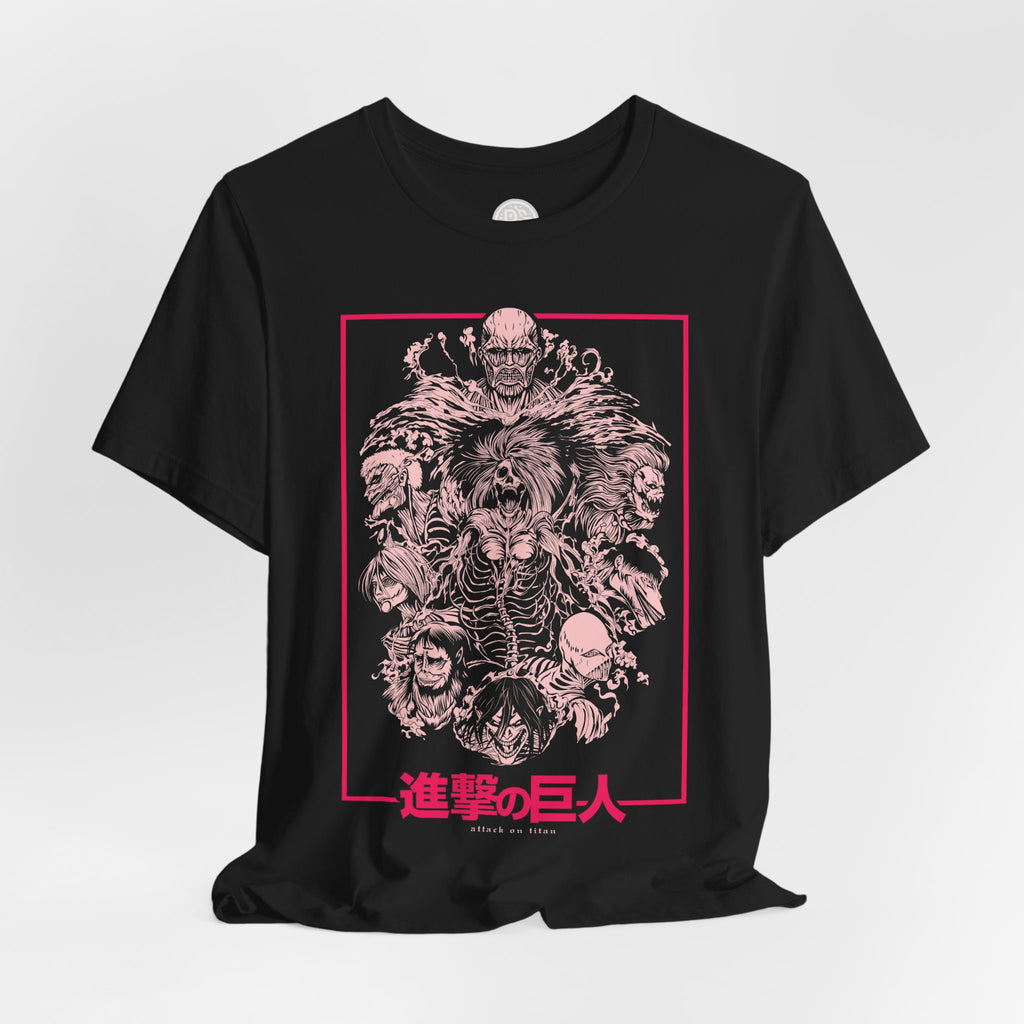 Attack on Titan Horror Collage T-Shirt