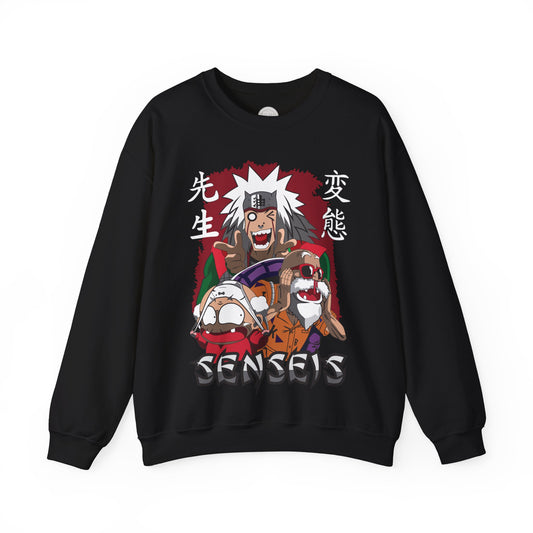 Senseis Anime Crewneck Sweatshirt – Funny Jiraiya Parody Design