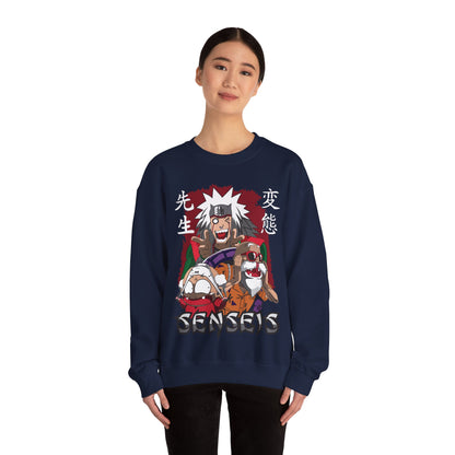 Senseis Anime Crewneck Sweatshirt – Funny Jiraiya Parody Design