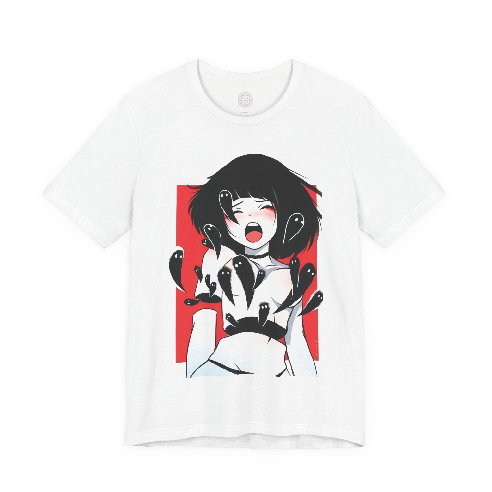 Anime Girl Scream Graphic Tee