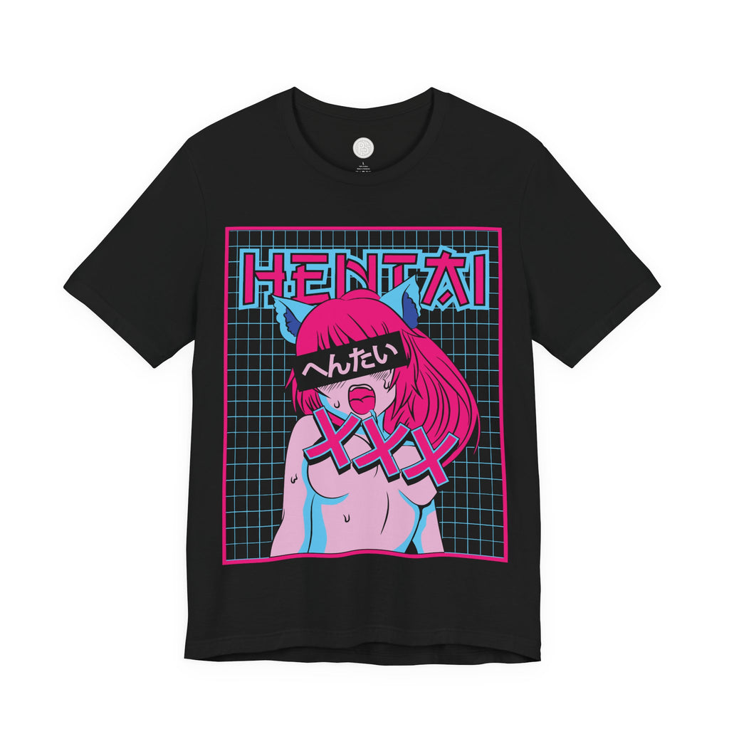 Neon Anime Tee Retro Graphic T-Shirt