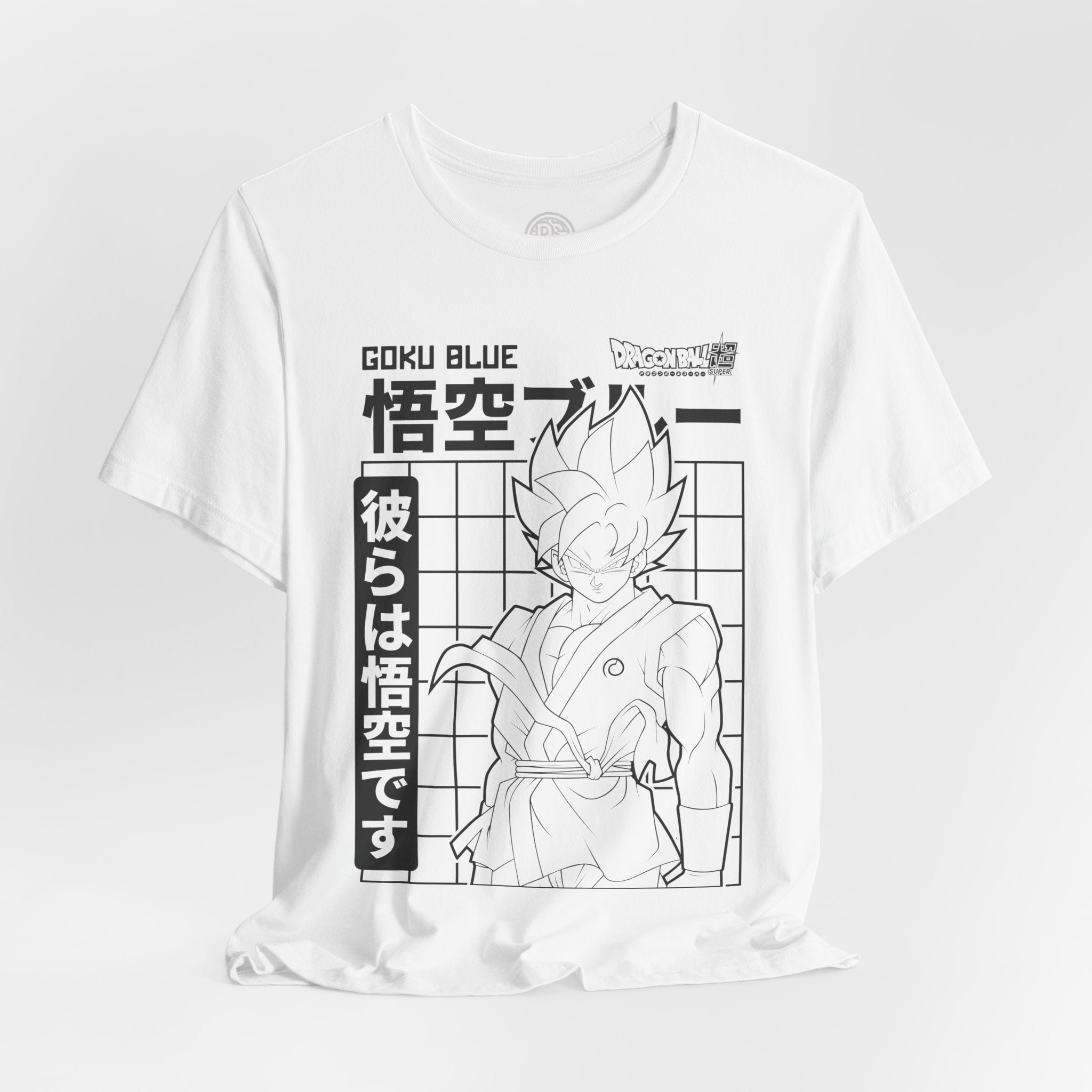 Goku Blue Line Art Tee