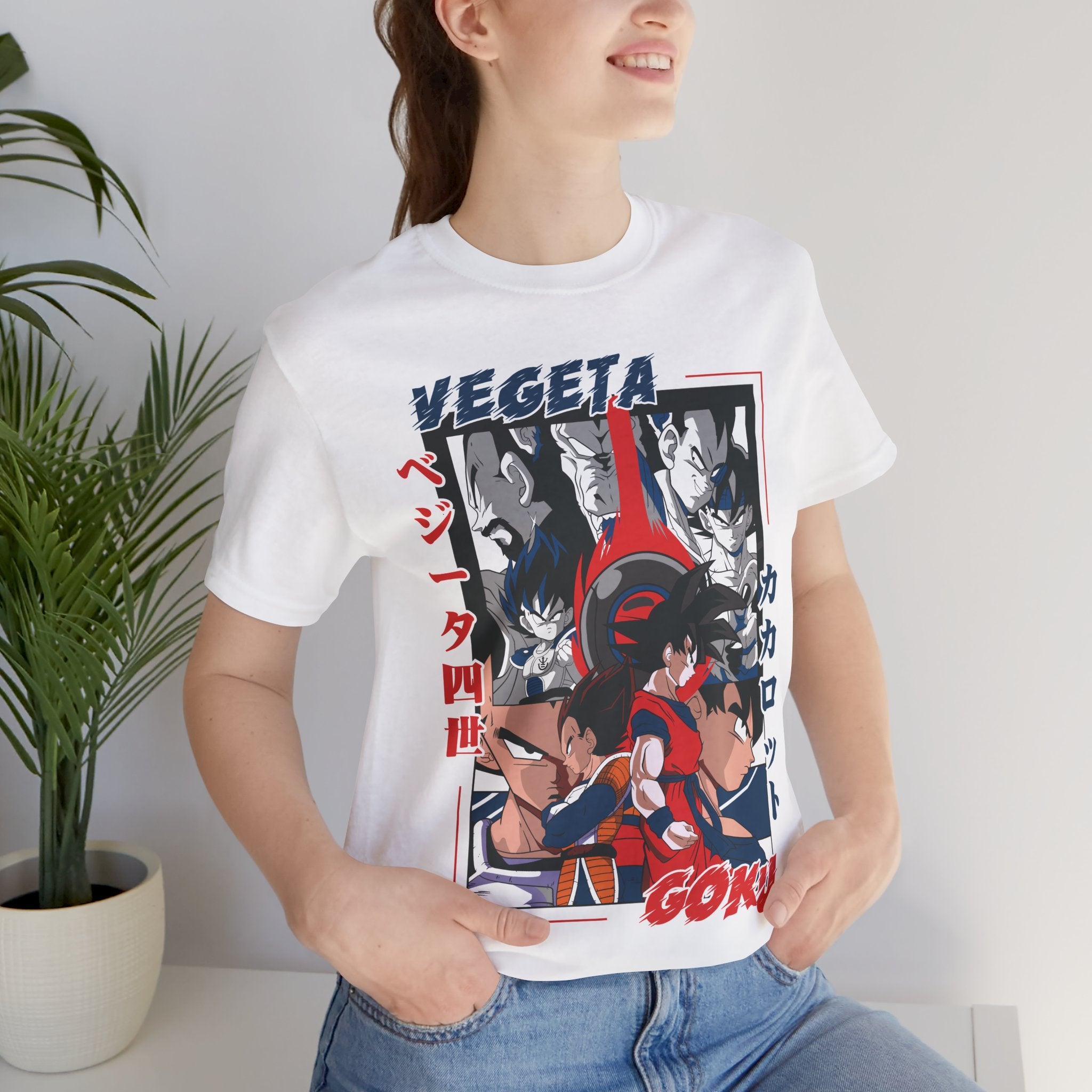 Goku & Vegeta Japanese Anime Graphic Tee