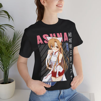 Anime Asuna Graphic Tee — "ASUNA" Otaku Japanese Character T-Shirt