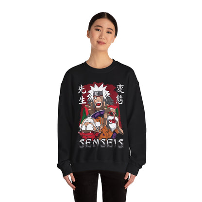Senseis Anime Crewneck Sweatshirt – Funny Jiraiya Parody Design