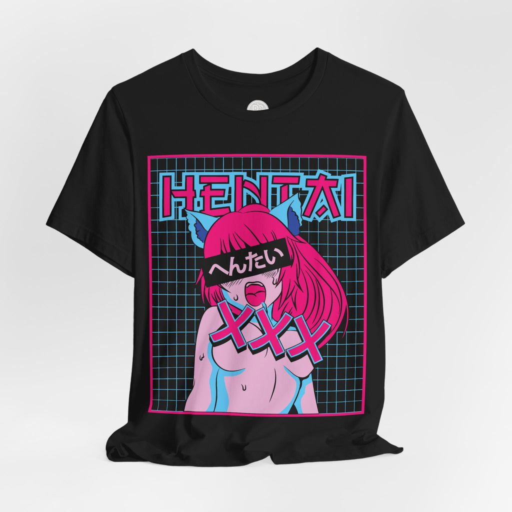 Neon Anime Tee Retro Graphic T-Shirt