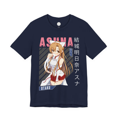 Anime Asuna Graphic Tee — "ASUNA" Otaku Japanese Character T-Shirt