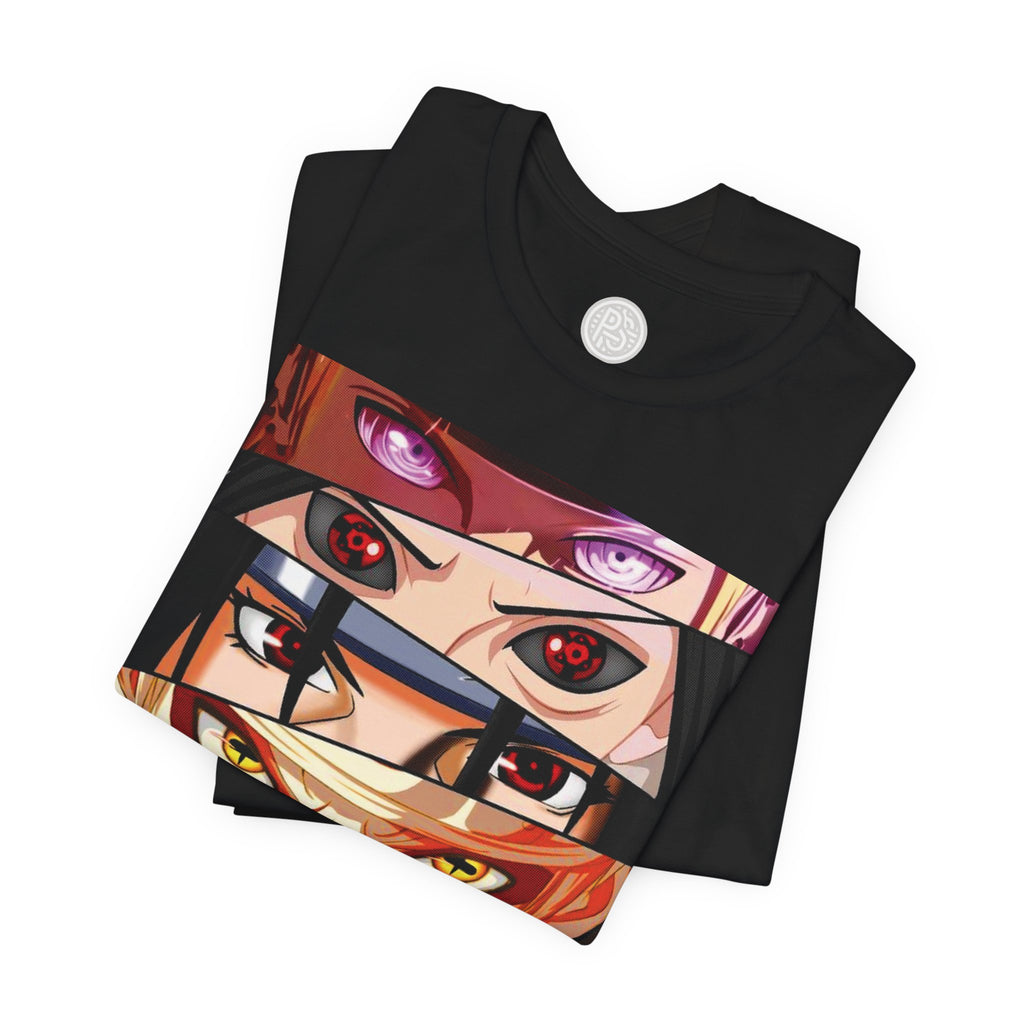 Naruto anime eyes collage T-shirt