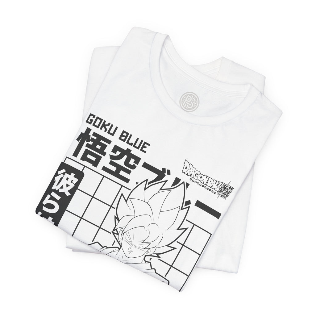 Goku Blue Line Art Tee