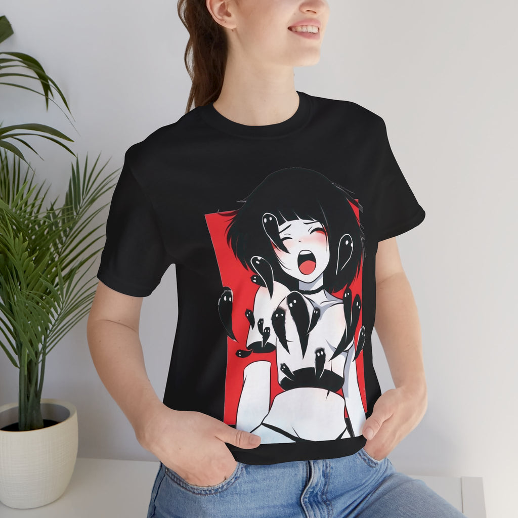 Anime Girl Scream Graphic Tee