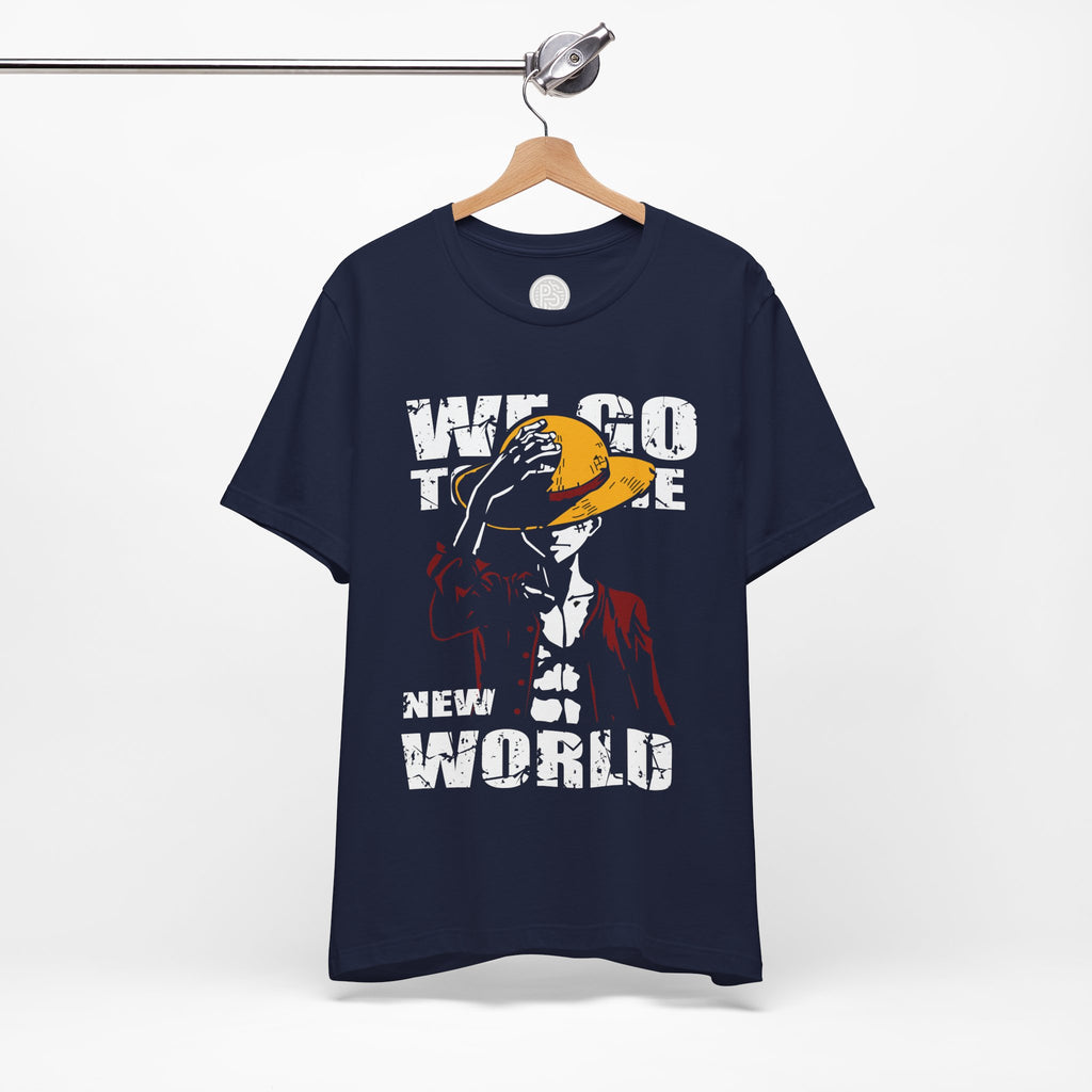 One piece "We Go To The New World" Graphic T-Shirt