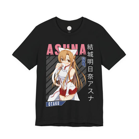 Anime Asuna Graphic Tee — "ASUNA" Otaku Japanese Character T-Shirt