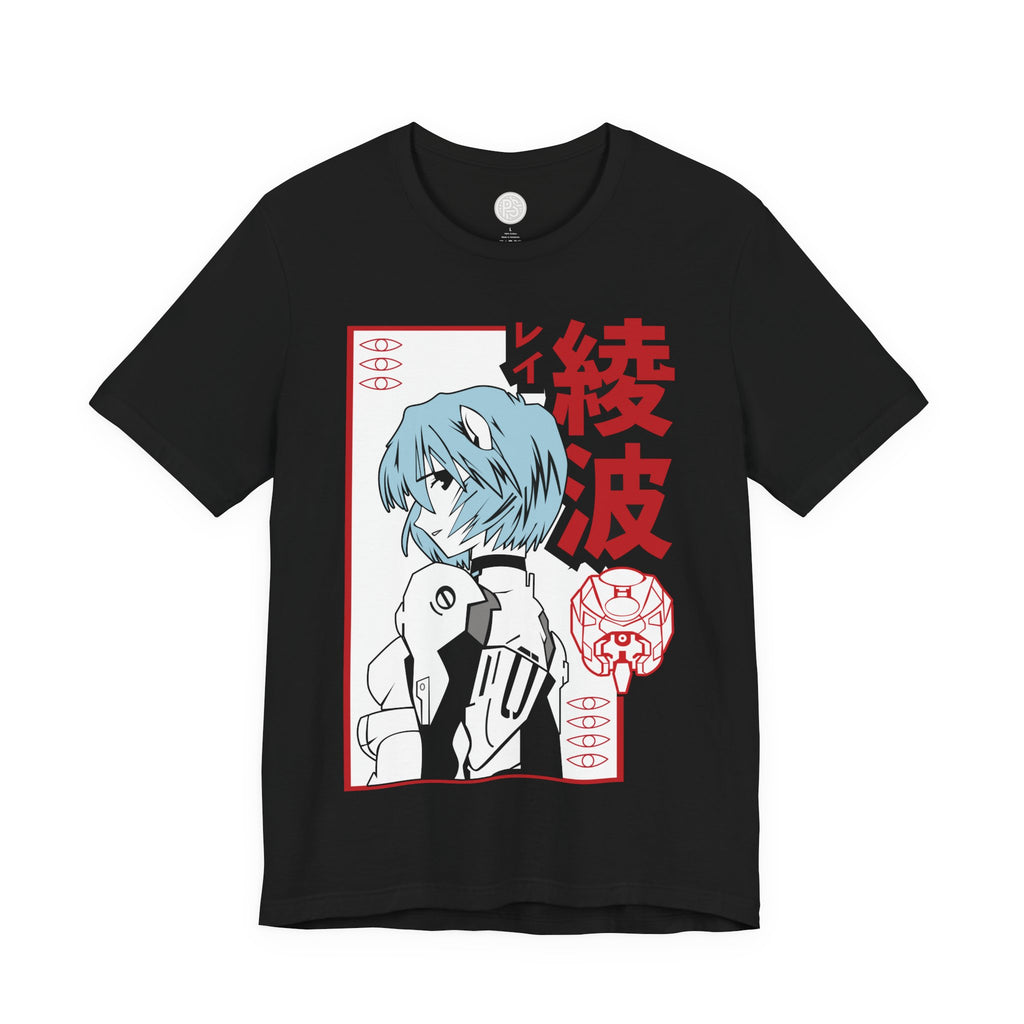 Rei Ayanami  Tee Neon Red Kanji Evangelion