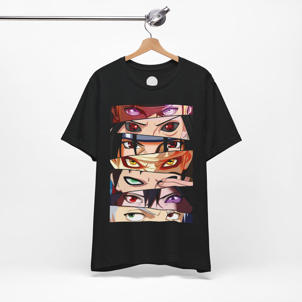 Naruto anime eyes collage T-shirt