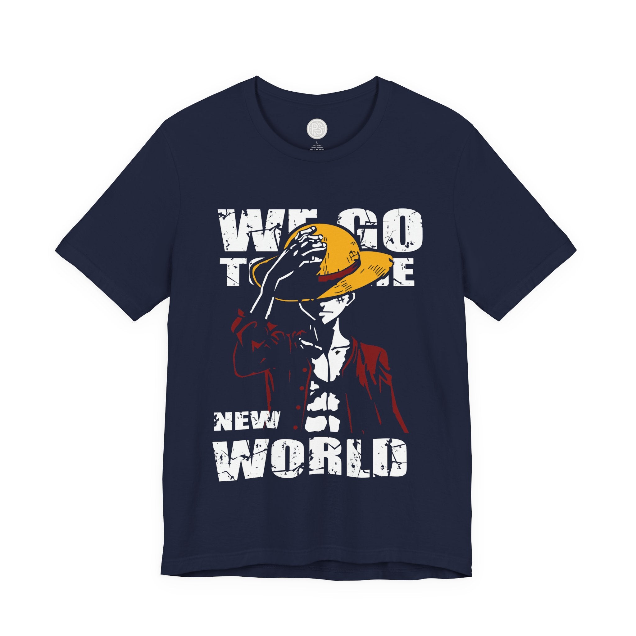 One piece "We Go To The New World" Graphic T-Shirt