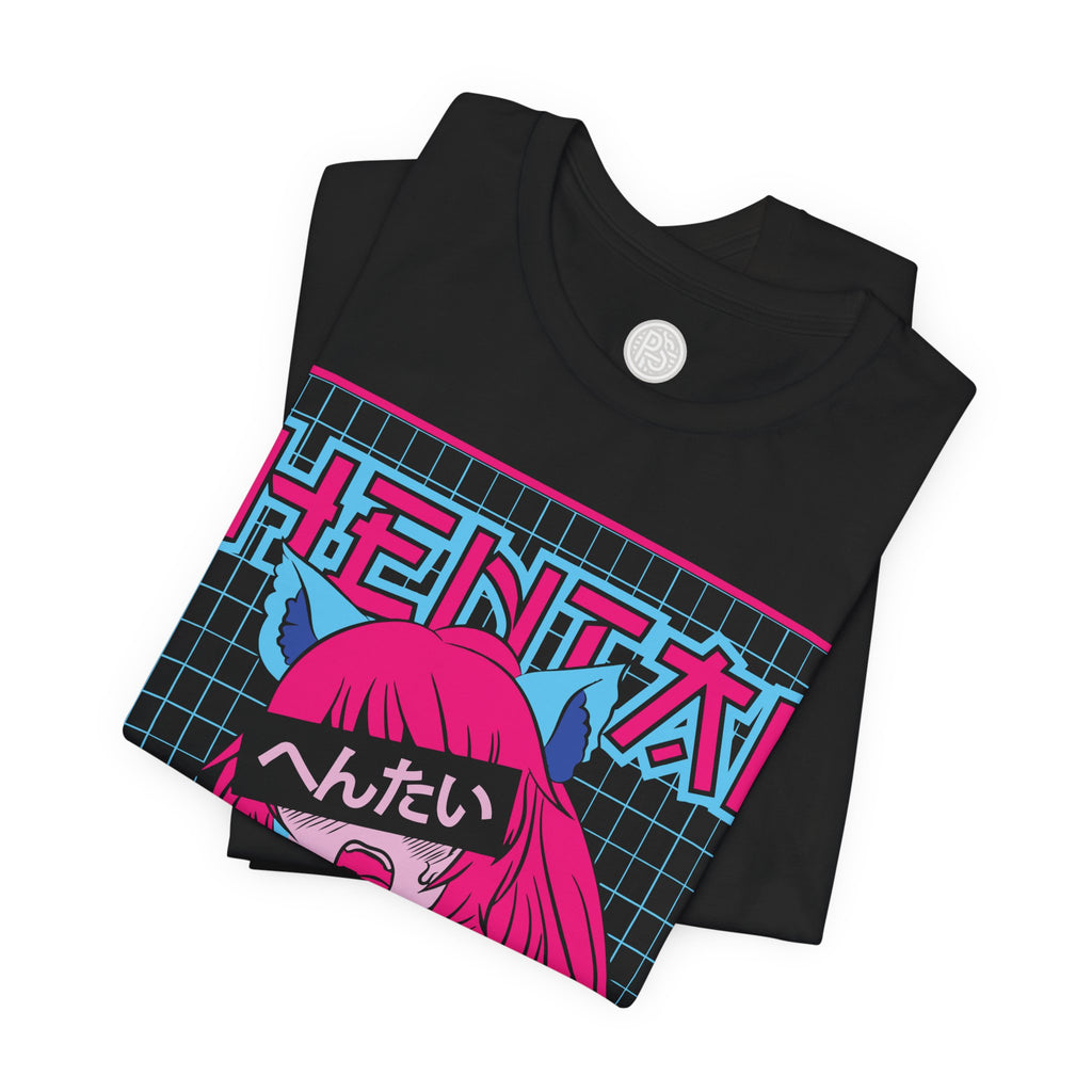 Neon Anime Tee Retro Graphic T-Shirt