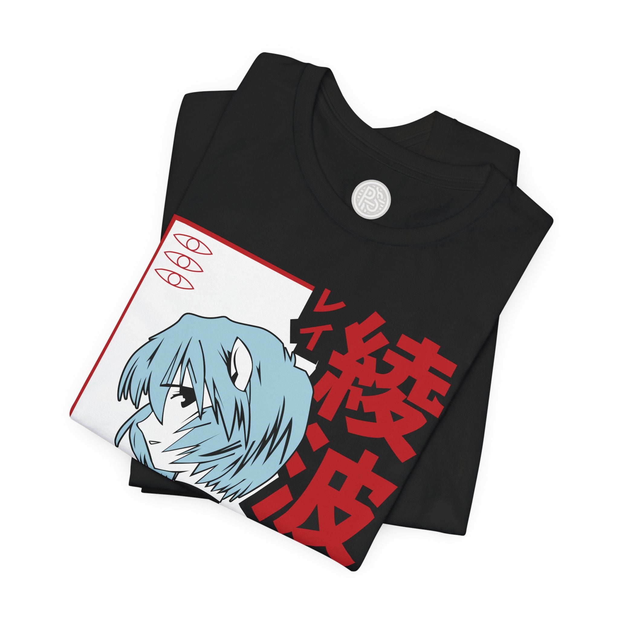 Rei Ayanami  Tee Neon Red Kanji Evangelion