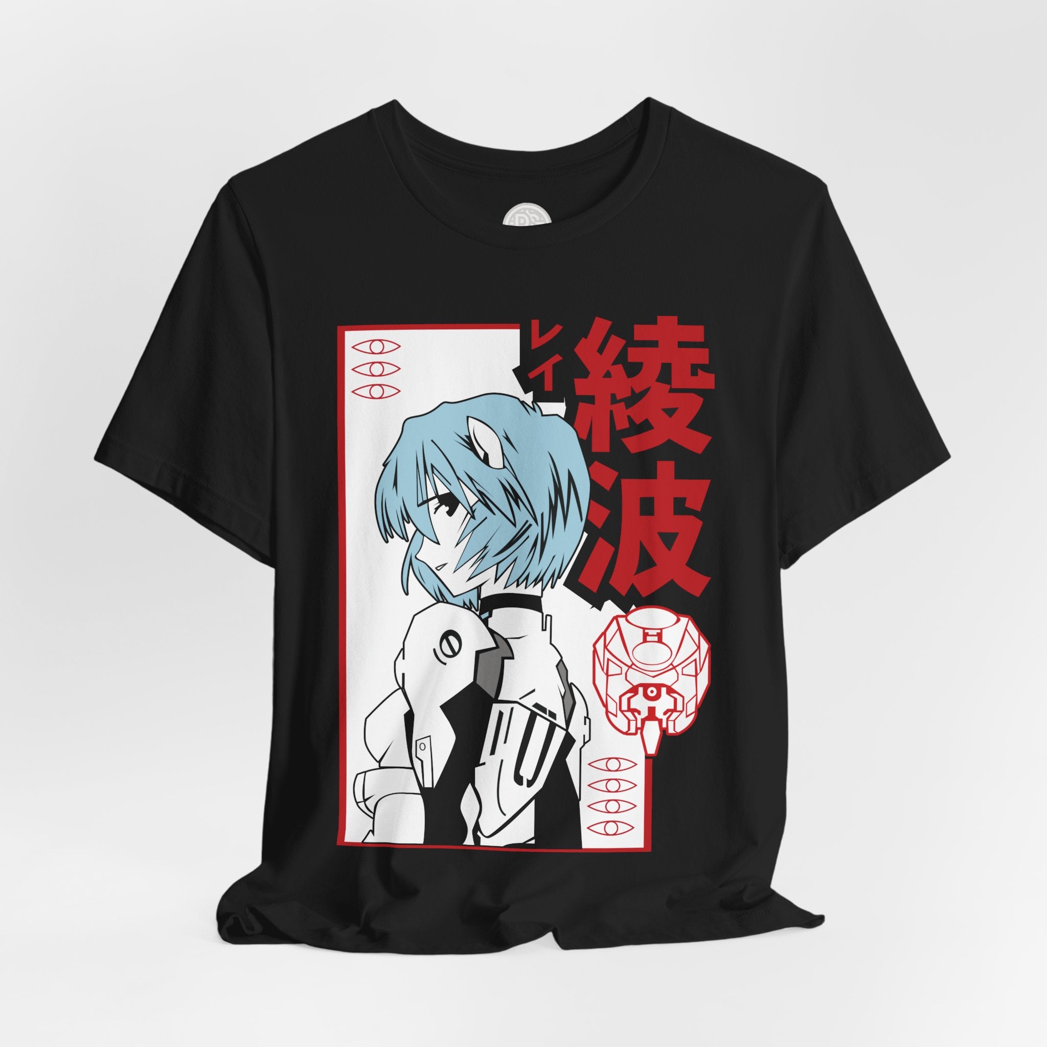 Rei Ayanami  Tee Neon Red Kanji Evangelion