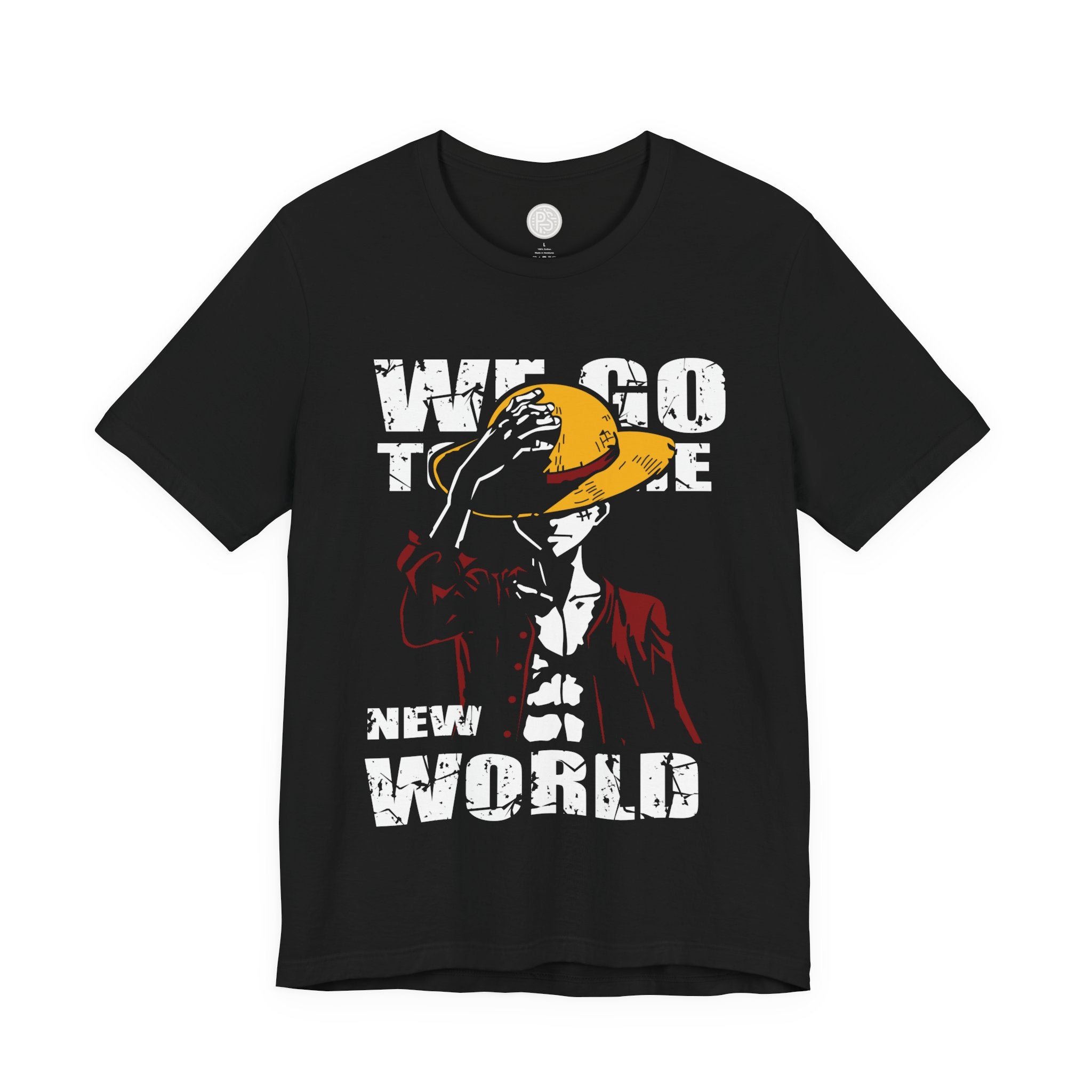 One piece "We Go To The New World" Graphic T-Shirt