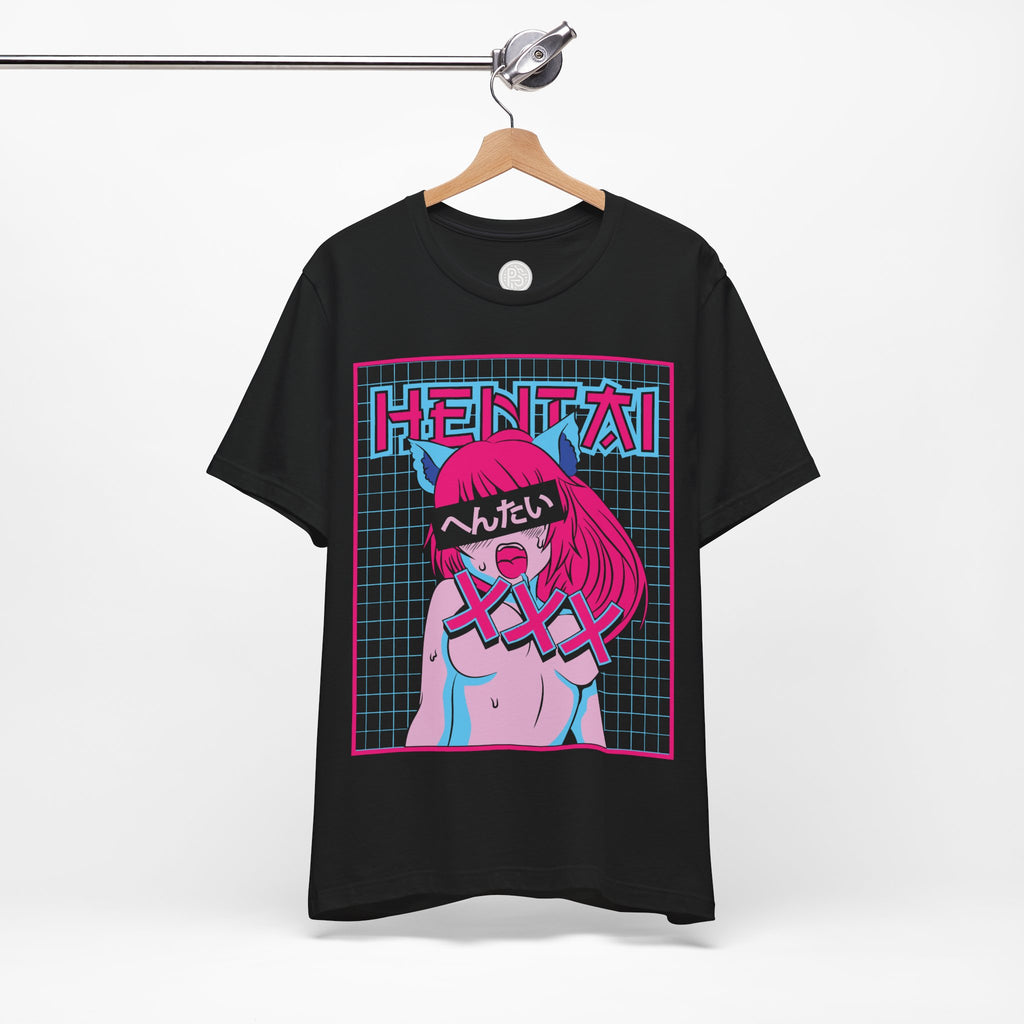 Neon Anime Tee Retro Graphic T-Shirt