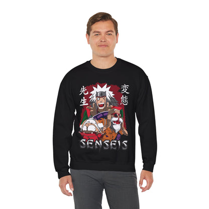 Senseis Anime Crewneck Sweatshirt – Funny Jiraiya Parody Design
