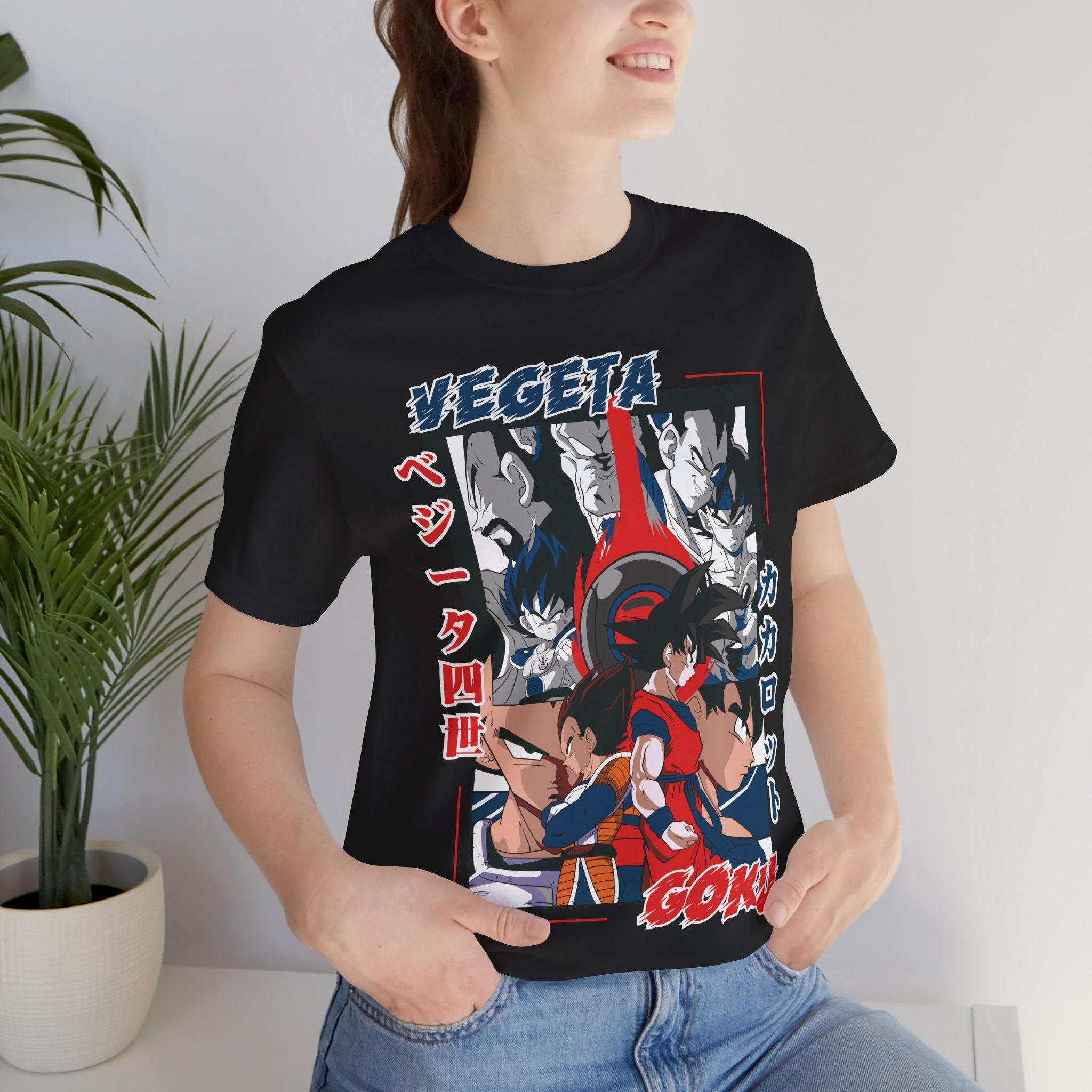 Goku & Vegeta Japanese Anime Graphic Tee