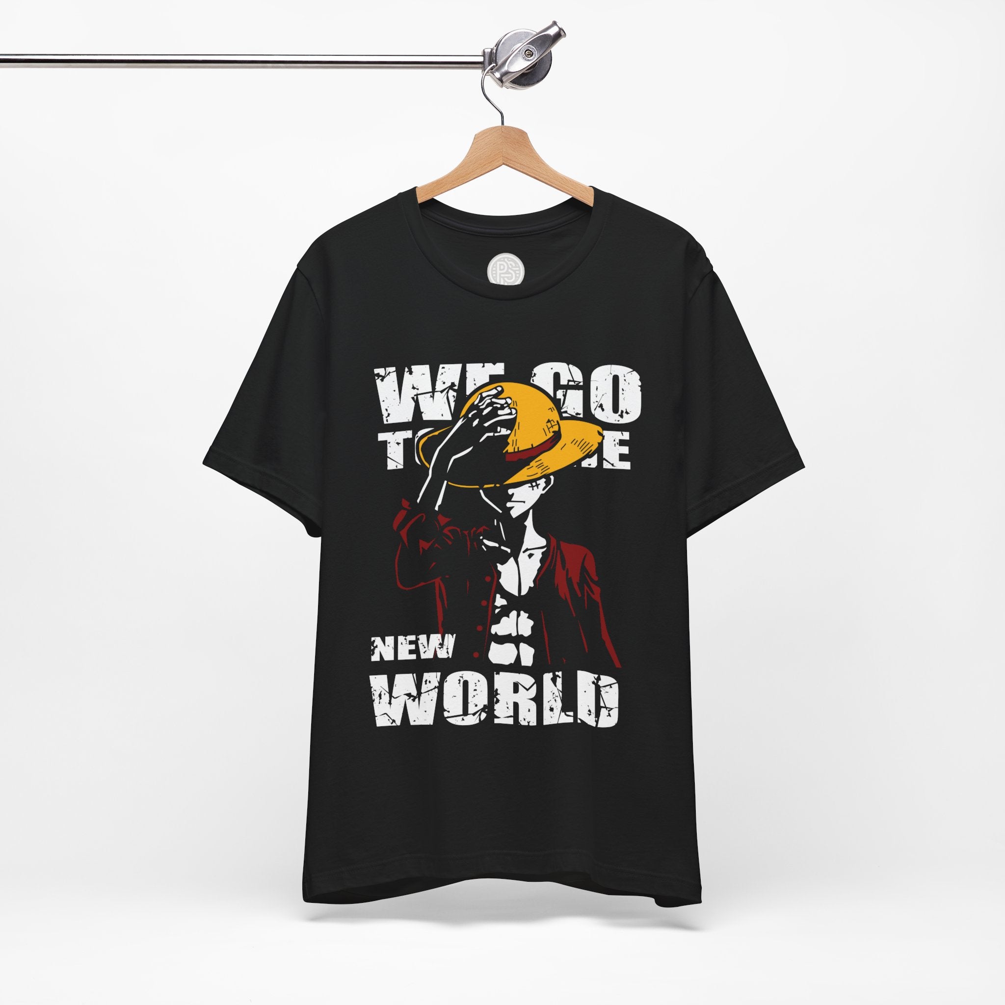 One piece "We Go To The New World" Graphic T-Shirt