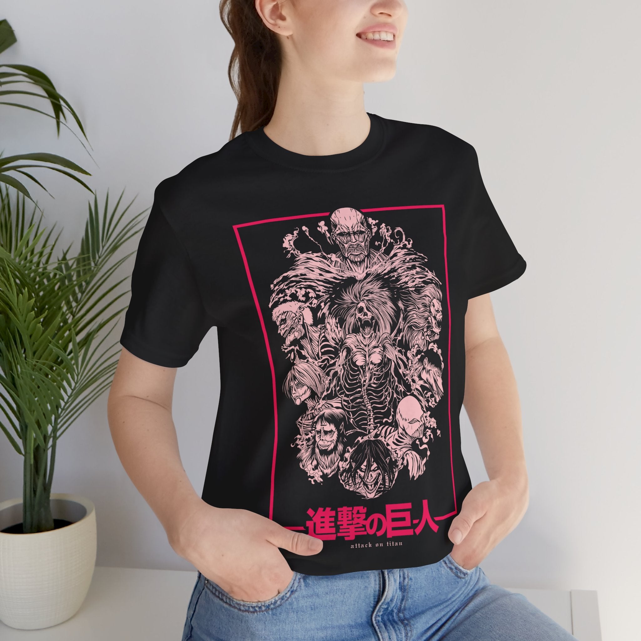 Attack on Titan Horror Collage T-Shirt