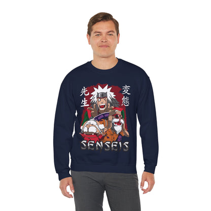 Senseis Anime Crewneck Sweatshirt – Funny Jiraiya Parody Design