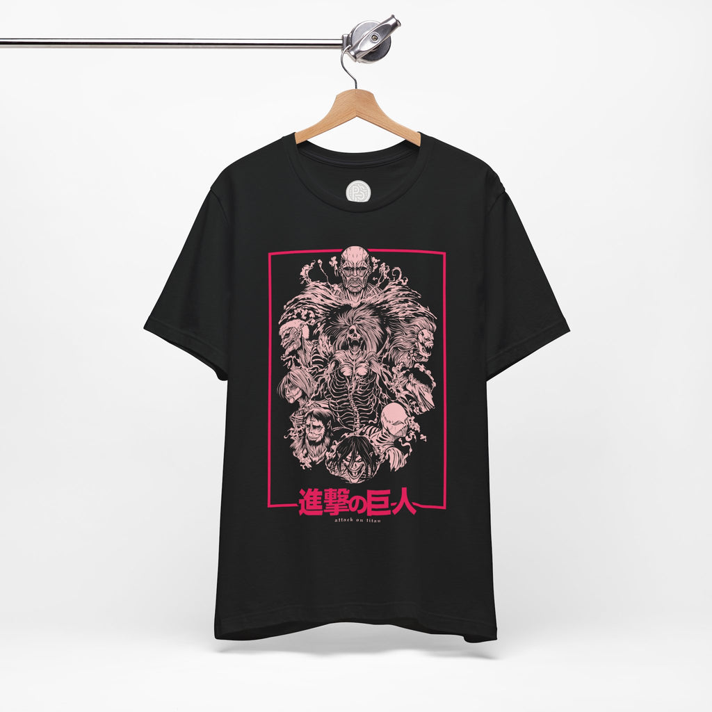 Attack on Titan Horror Collage T-Shirt